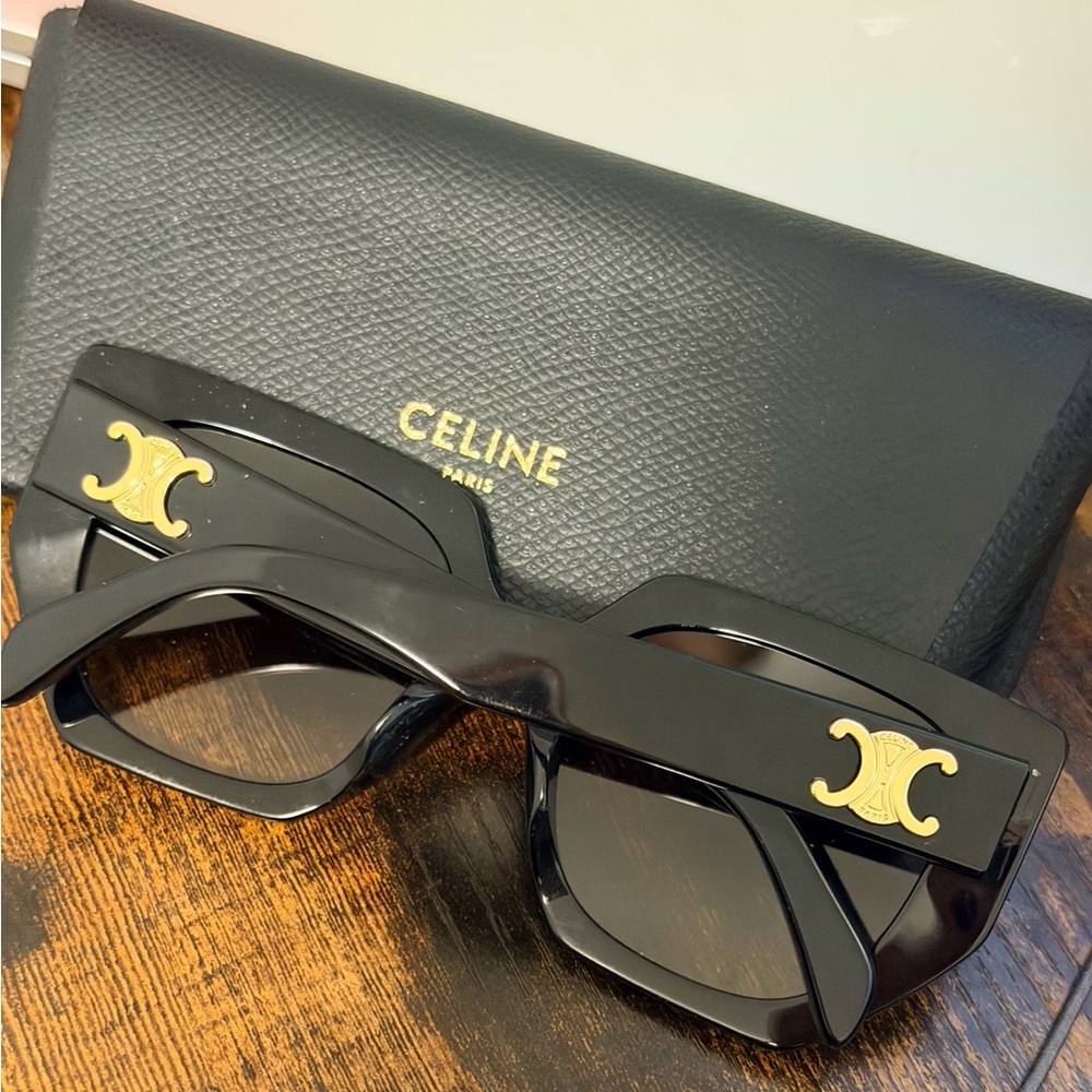 Celine Black Designer Sunglasses - Picture 2 of 4